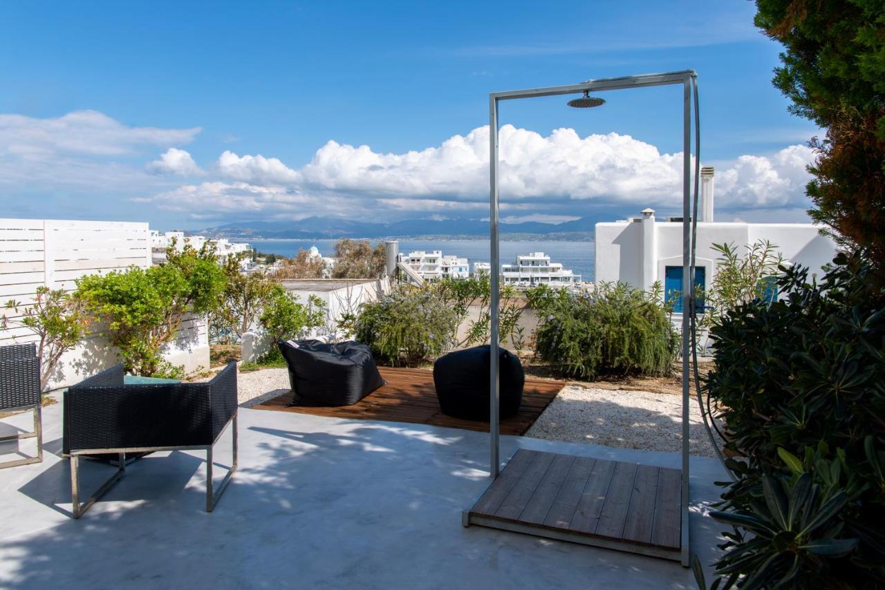 Just Blue With Amazing Sea Views In Piso Livadi Villa Bagian luar foto