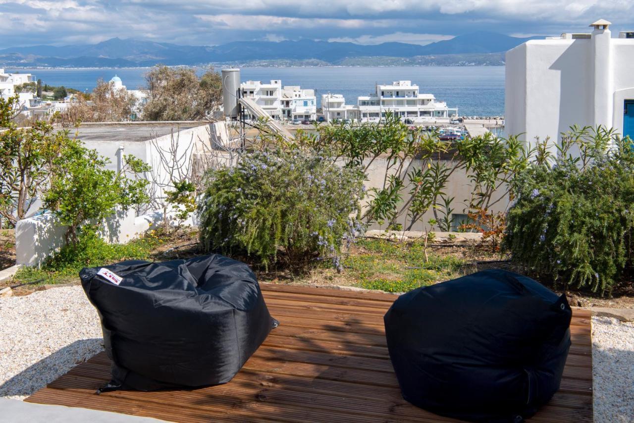 Just Blue With Amazing Sea Views In Piso Livadi Villa Bagian luar foto