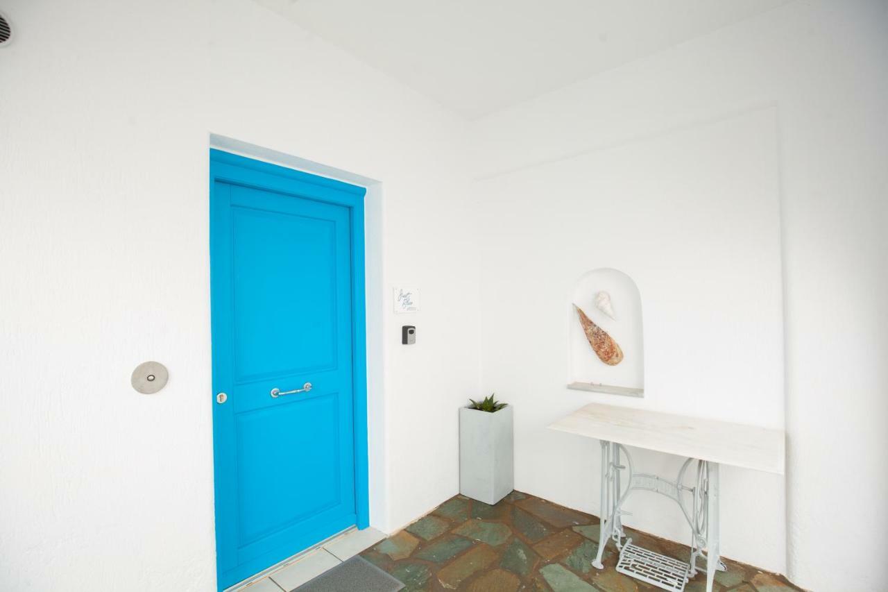 Just Blue With Amazing Sea Views In Piso Livadi Villa Bagian luar foto