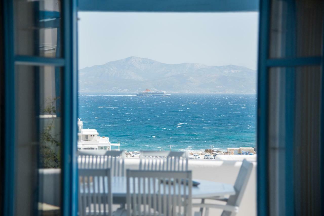 Just Blue With Amazing Sea Views In Piso Livadi Villa Bagian luar foto