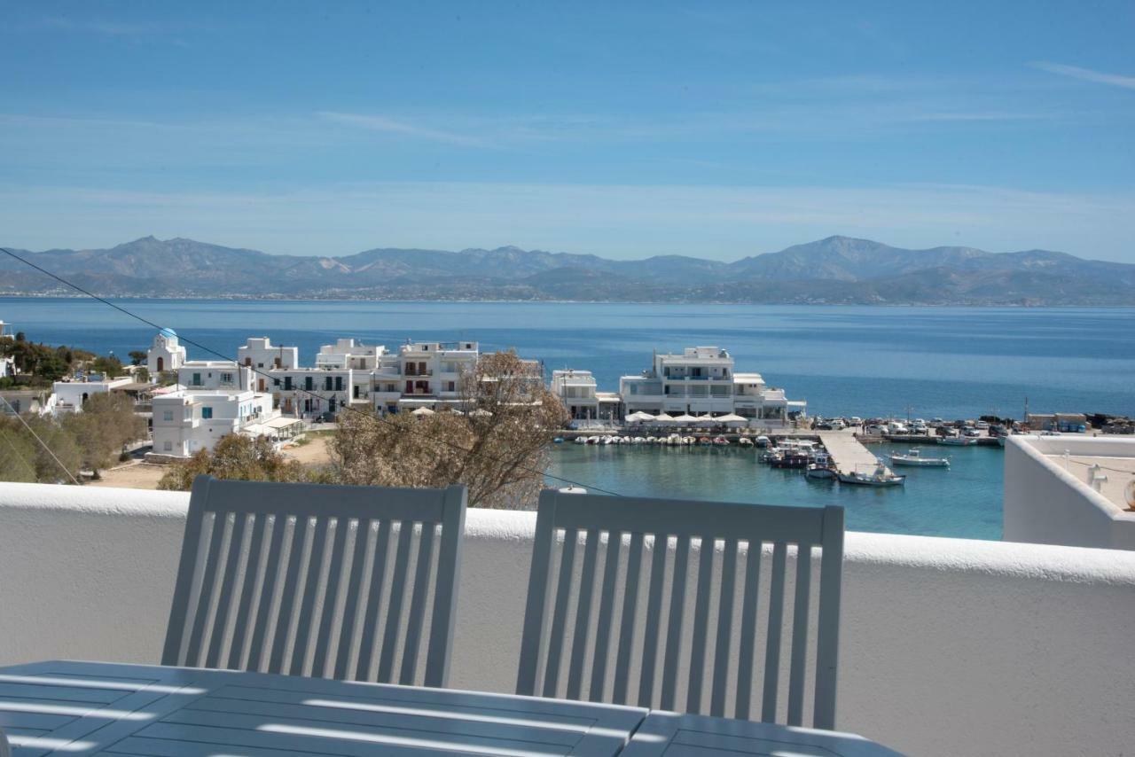 Just Blue With Amazing Sea Views In Piso Livadi Villa Bagian luar foto