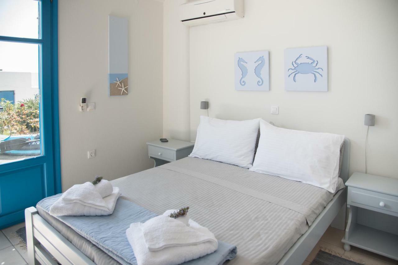 Just Blue With Amazing Sea Views In Piso Livadi Villa Bagian luar foto